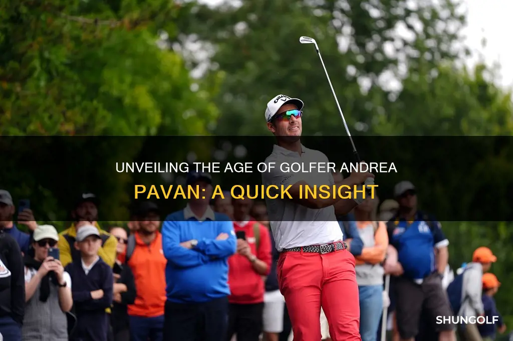 how old is pavon golfer