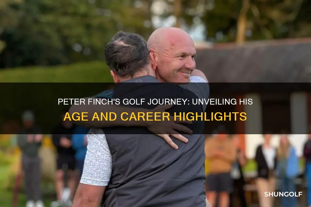 how old is peter finch golf