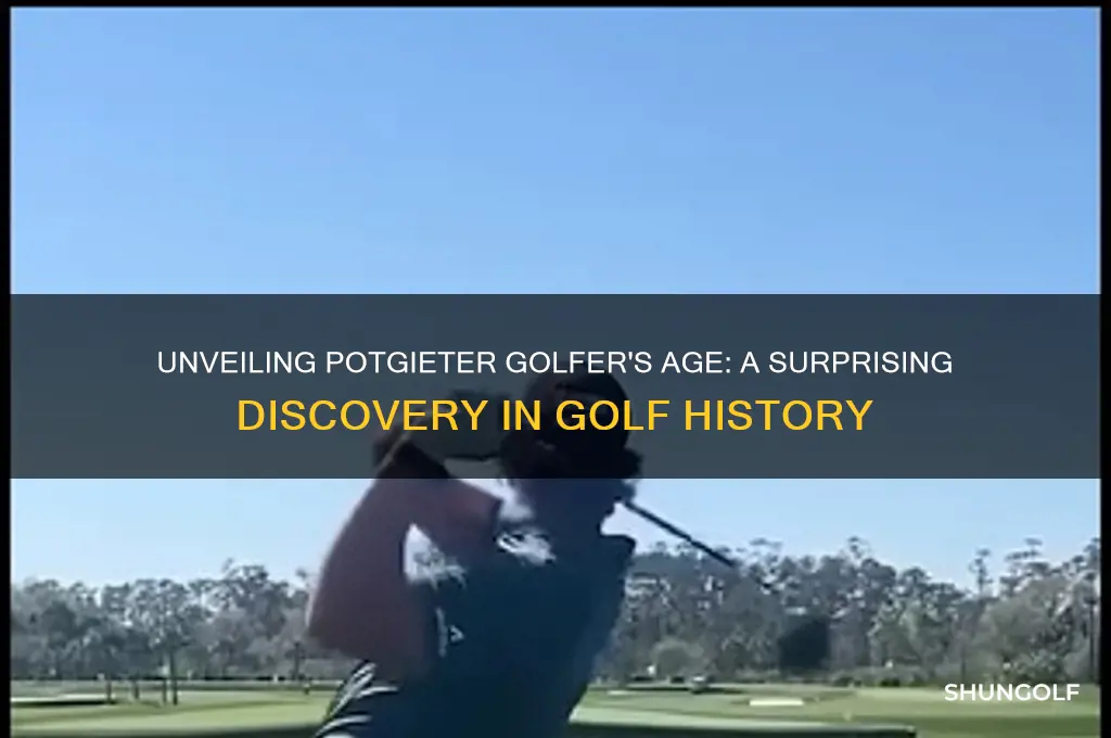 how old is potgieter golfer