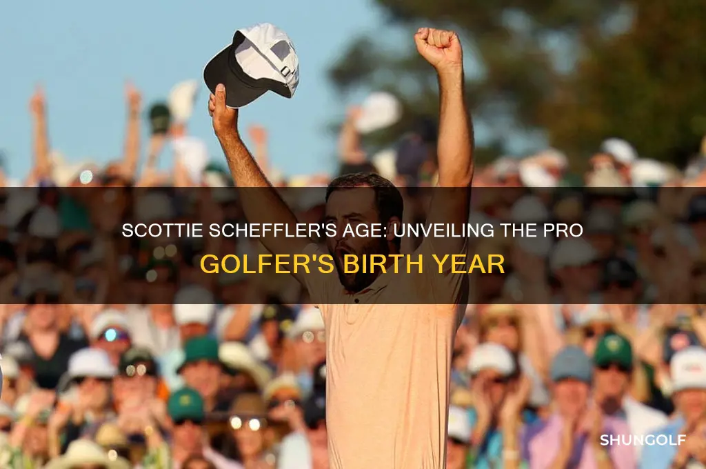 how old is pro golfer scottie scheffler
