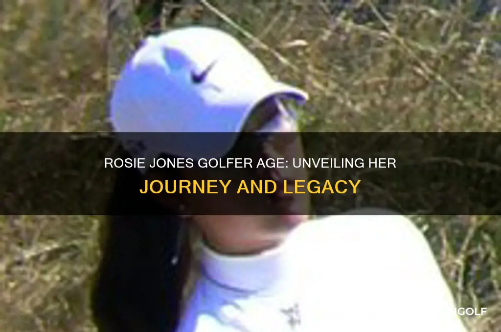 how old is rosie jones golfer