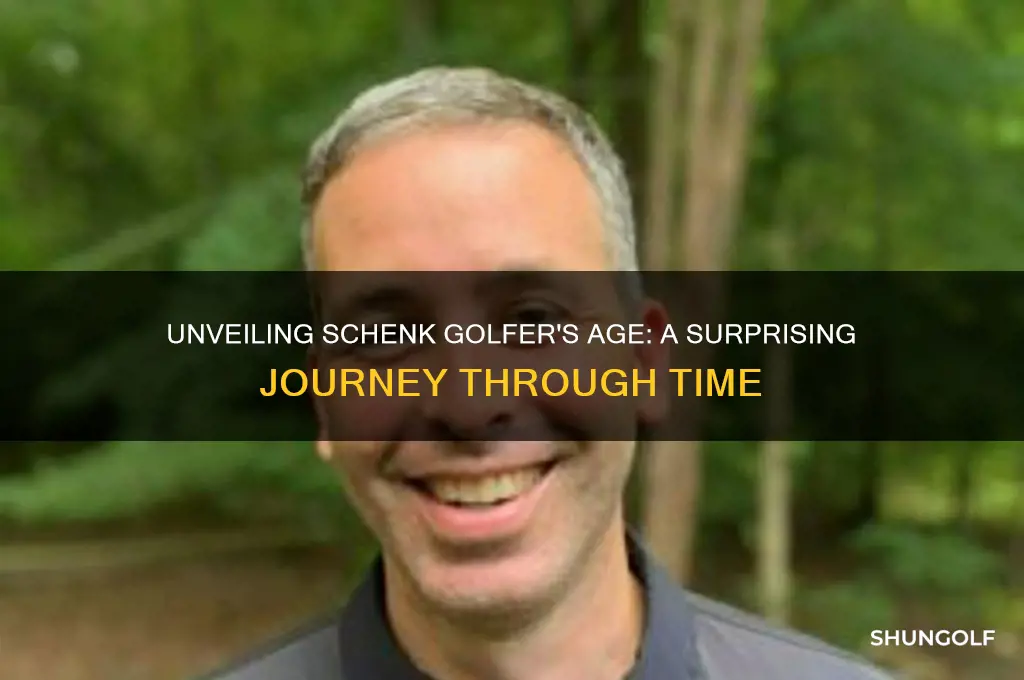 how old is schenk golfer