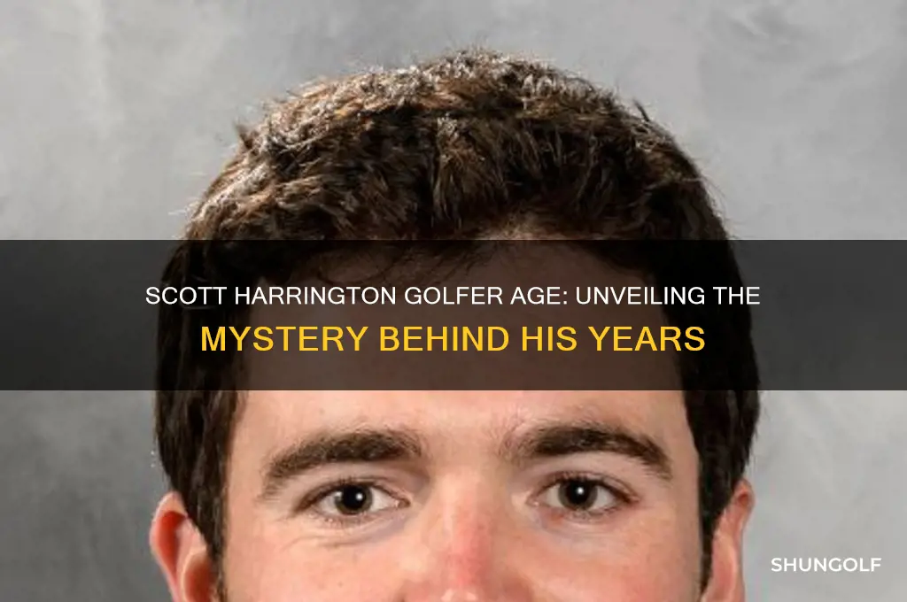 how old is scott harrington golfer