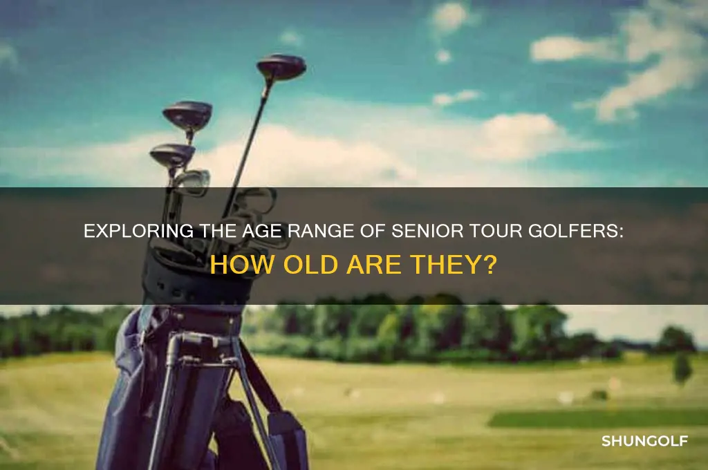 how old is senior tour players in golf