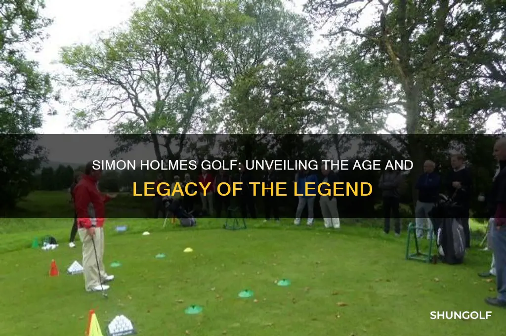 how old is simon holmes golf