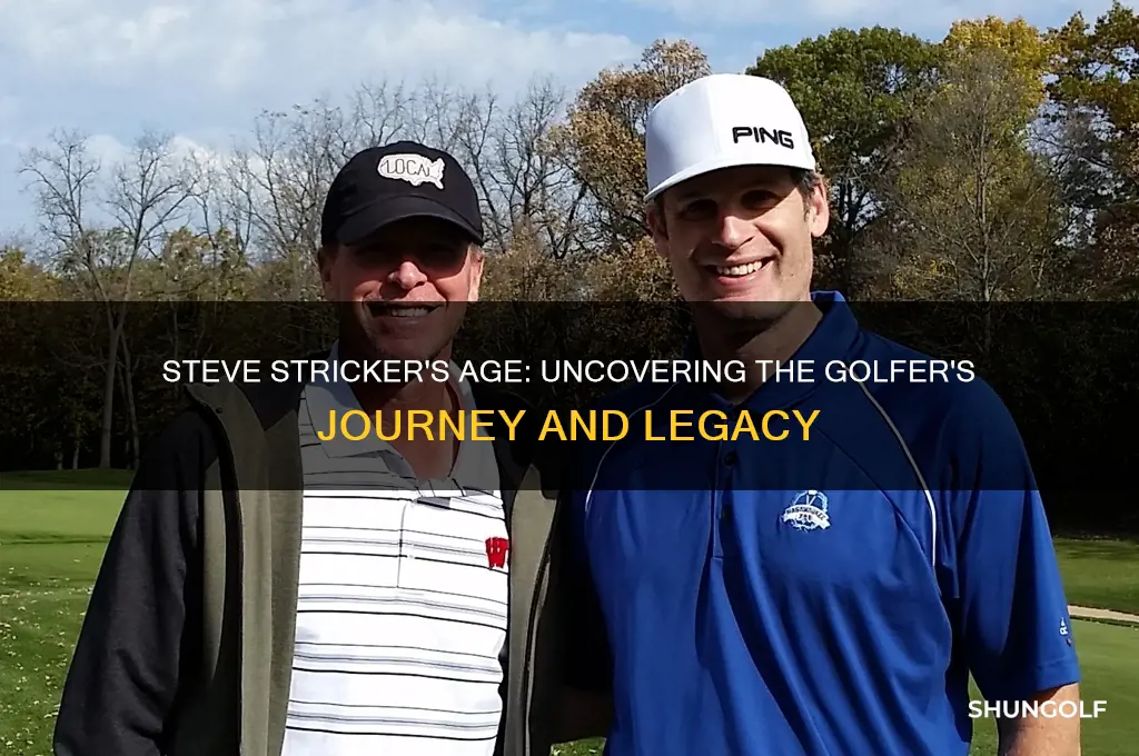 how old is stricker golfer