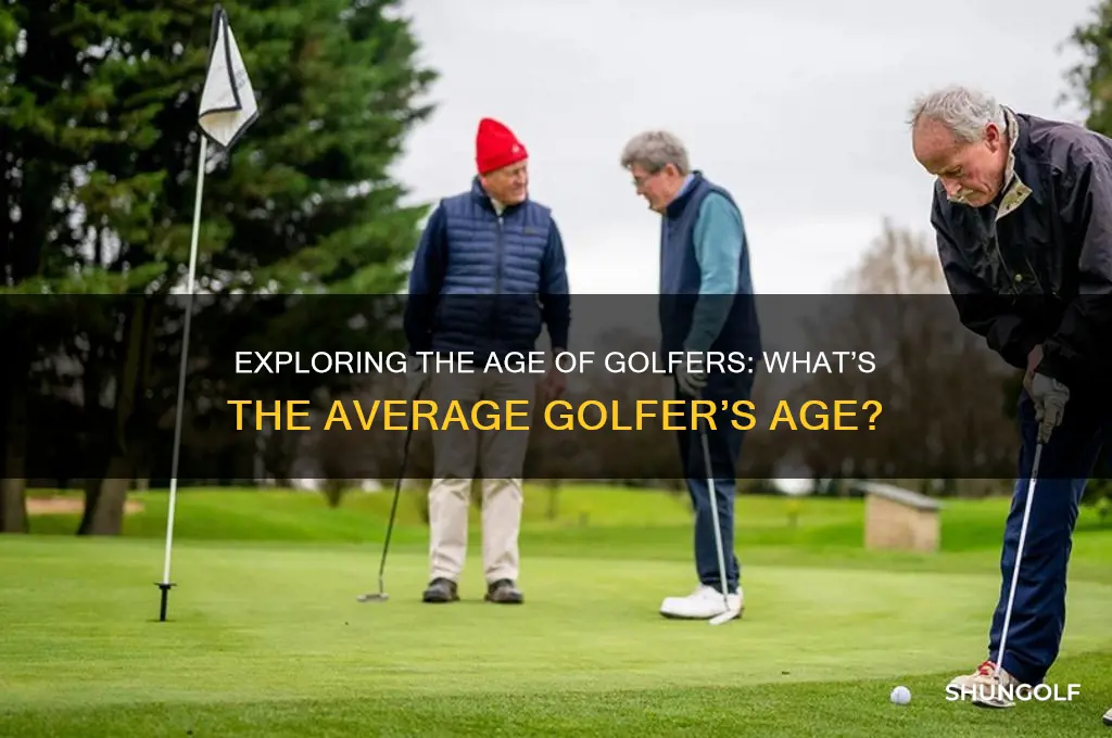 how old is the average golfer