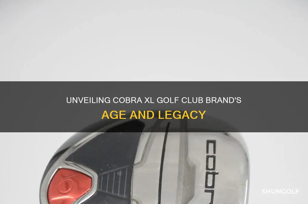 how old is the cobra xl golf club brand