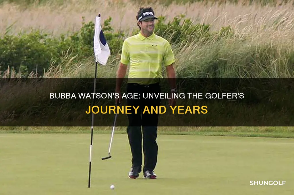 how old is the golfer bubba
