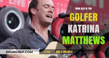 Katrina Matthews' Age: Unveiling the Golfer's Journey and Birth Year