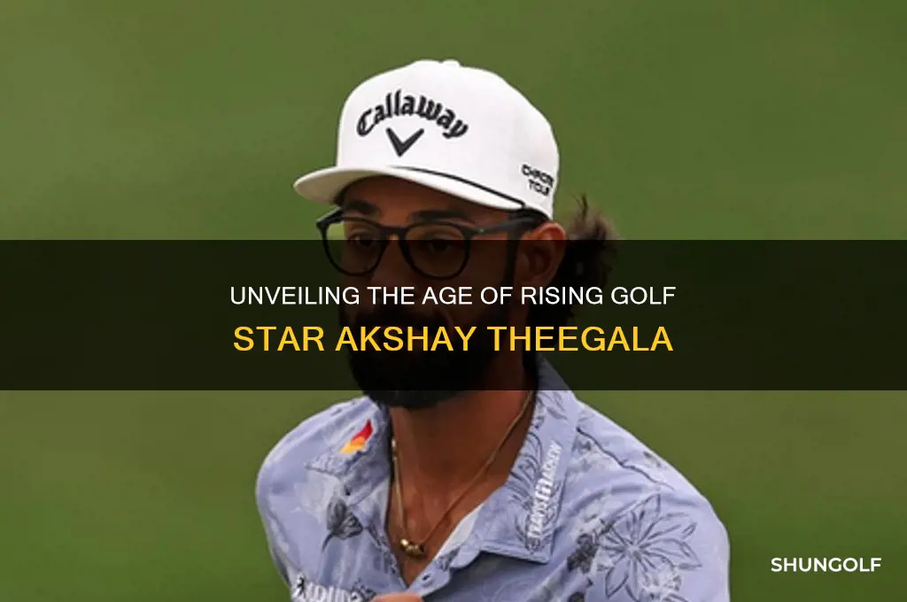how old is the golfer theegala