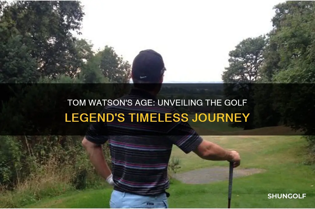 how old is the golfer tom watson