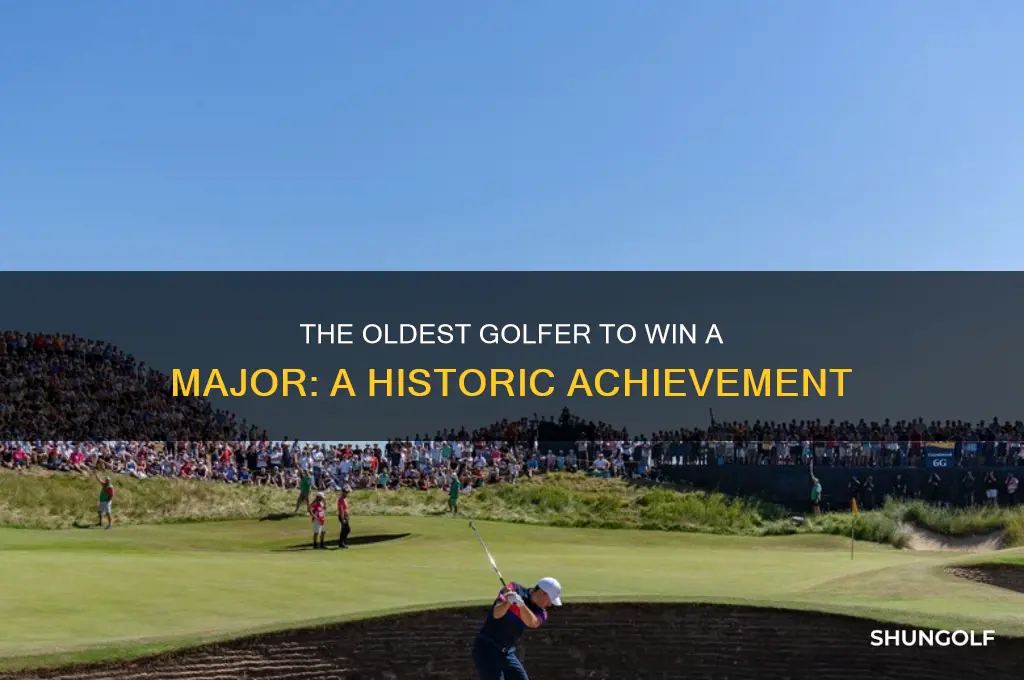 how old is the oldest golfer to win a major
