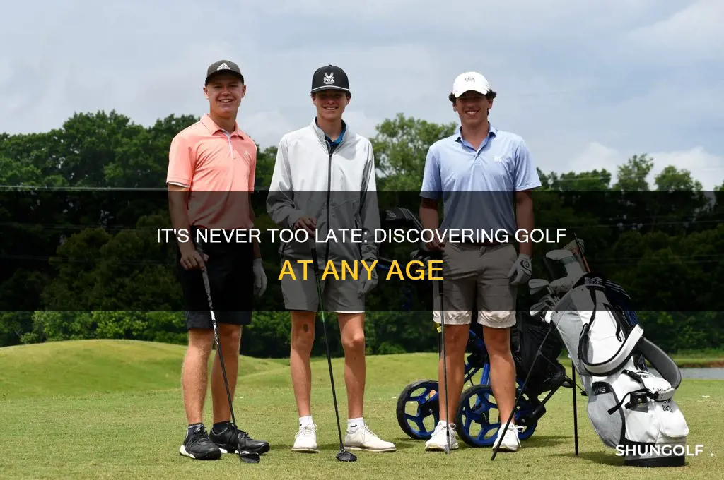 how old is to take up golf