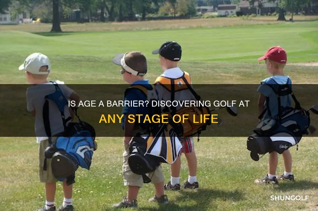 how old is too old to learn golf