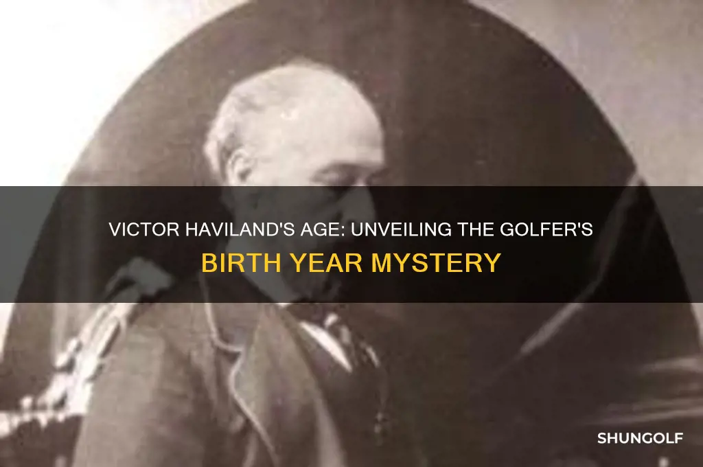 how old is victor haviland the golfer