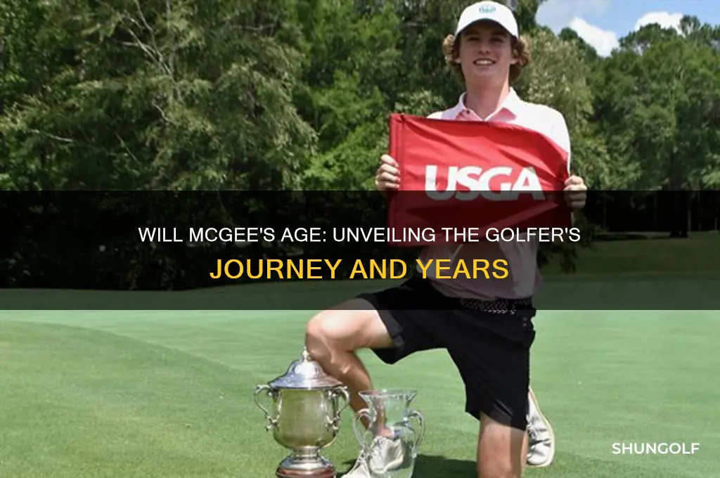 how old is will mcgee golfer