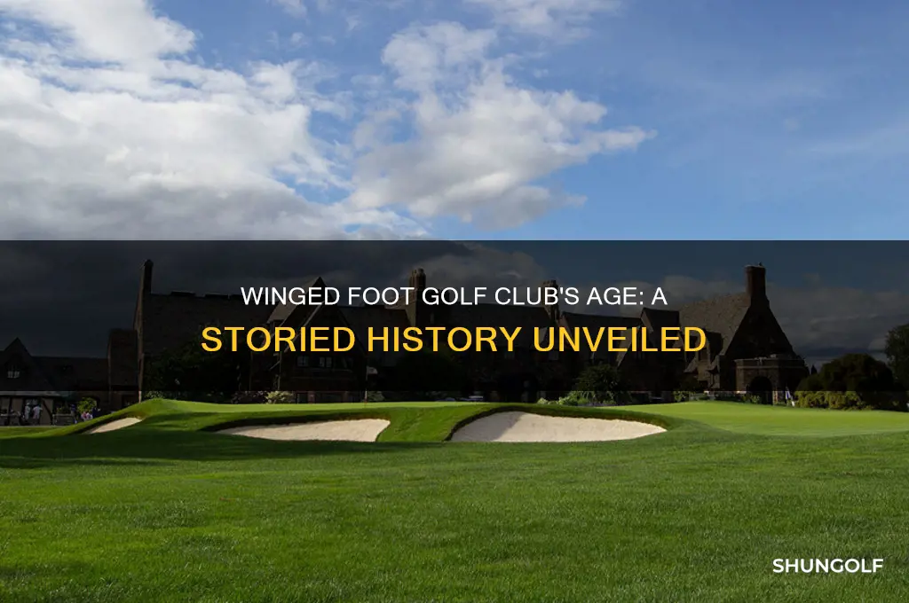 how old is winged foot golf club