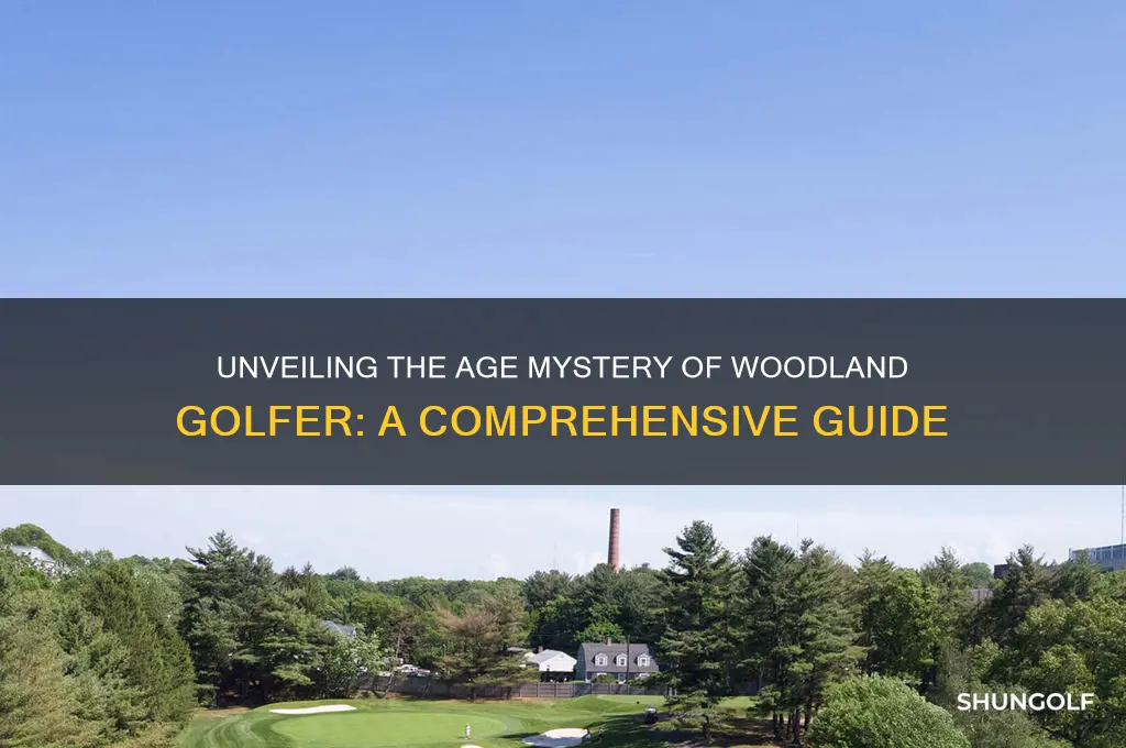 how old is woodland golfer