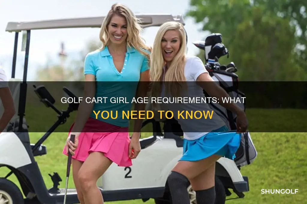 how old to be a golf cart girl