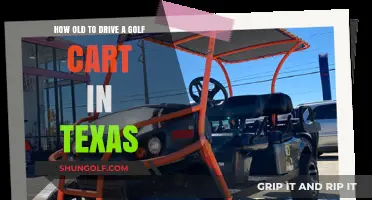 Texas Golf Cart Age Rules: When Can You Drive?