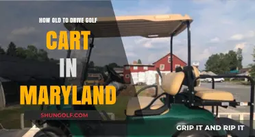 Maryland Golf Cart Driving Age: Legal Requirements Explained