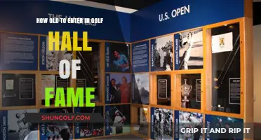 Golf Hall of Fame Entry Age: Unlocking the Prestigious Honor