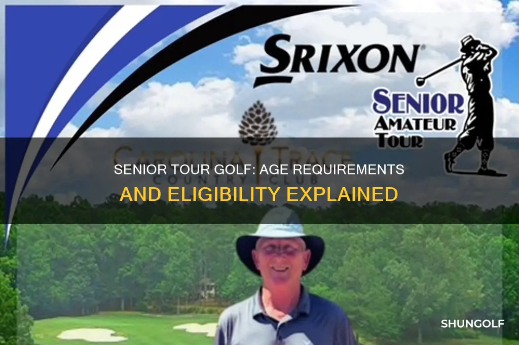 how old to play golf on the senior tour