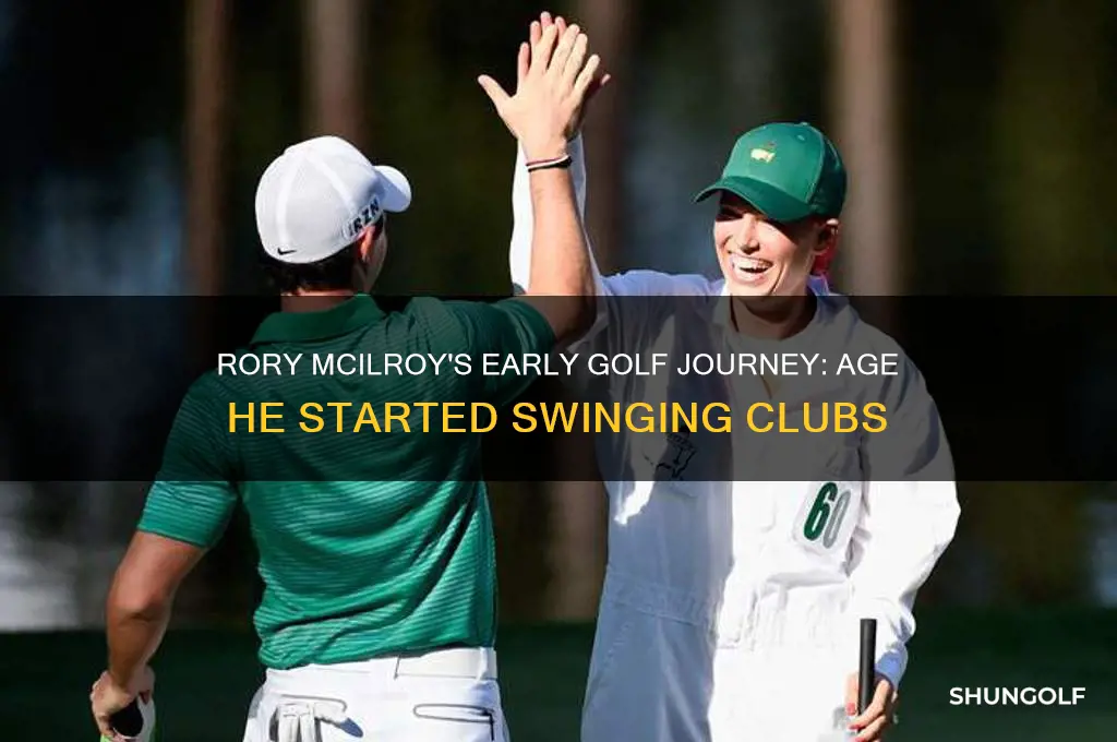 how old was rory mcilroy when he started playing golf