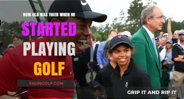 Tiger Woods' Early Golf Journey: Age When He Started Playing