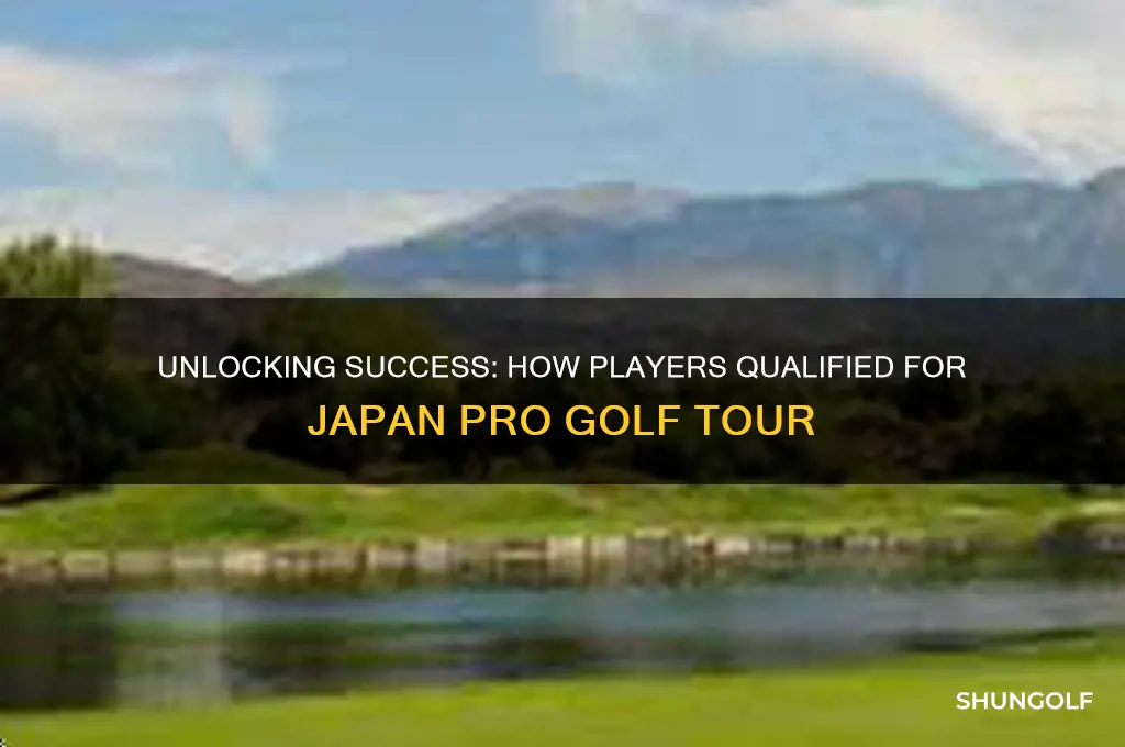 how pepple got japan pro golf tour