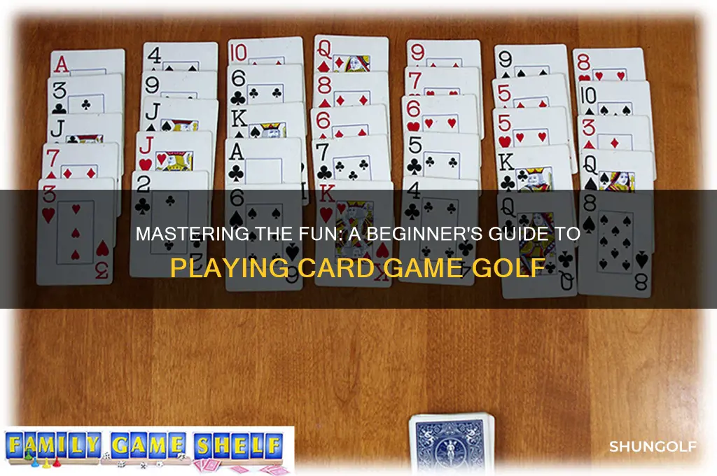 how play card game golf