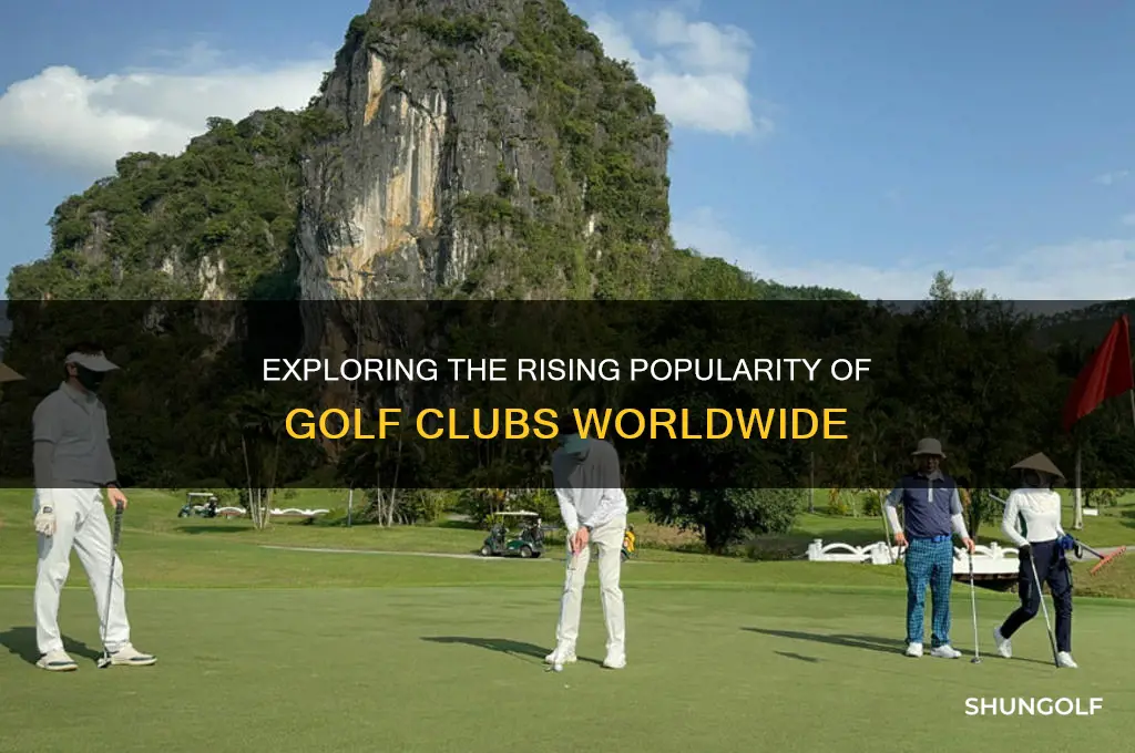 how popular are golf clubs