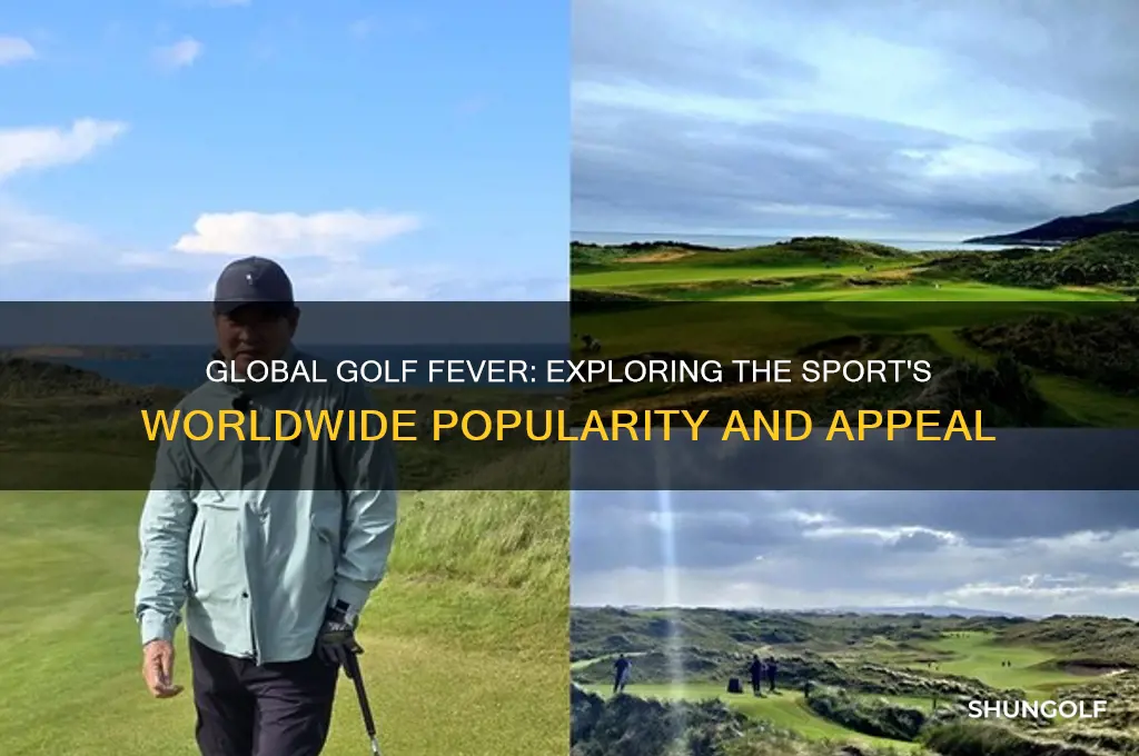 how popular is golf around the world
