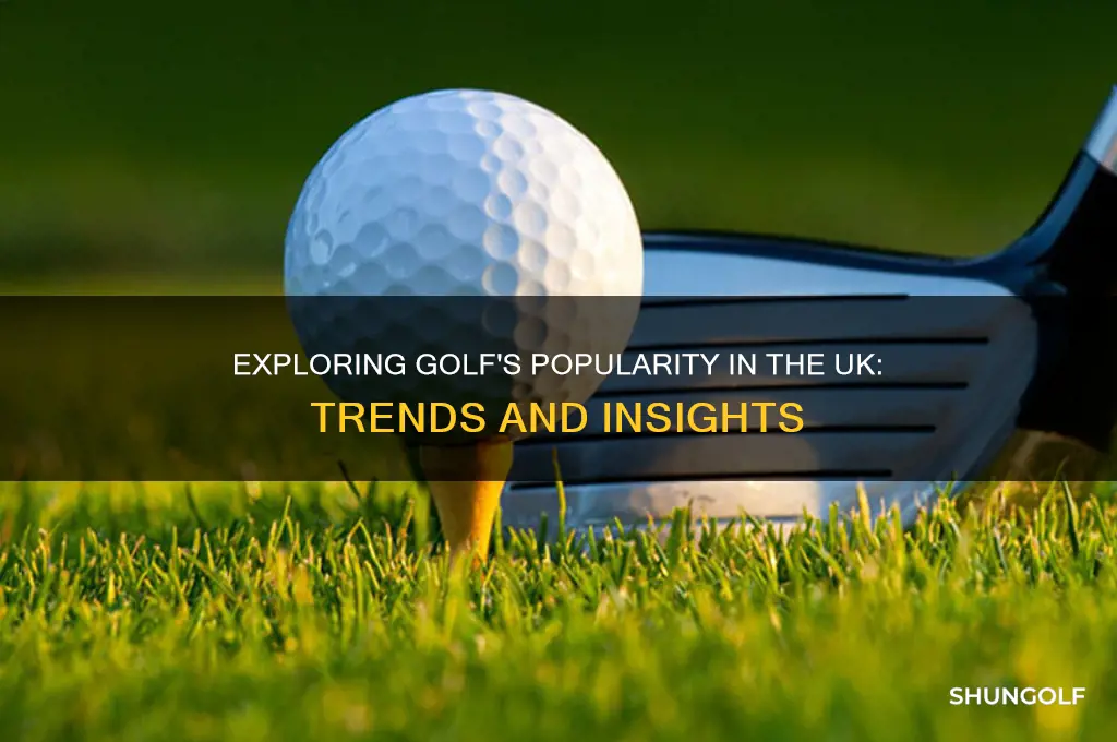 how popular is golf in the uk