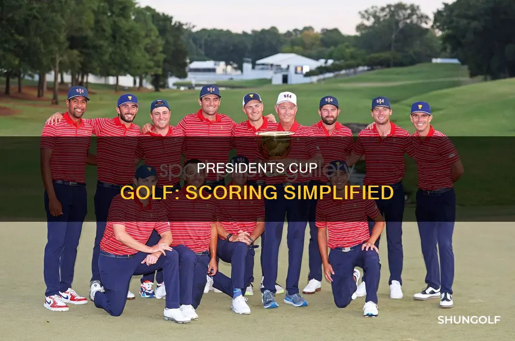 how presidents cup scorinh works golf