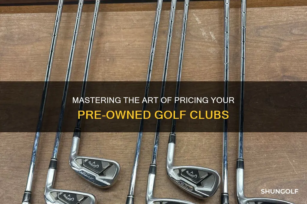 how price set of used golf clubs