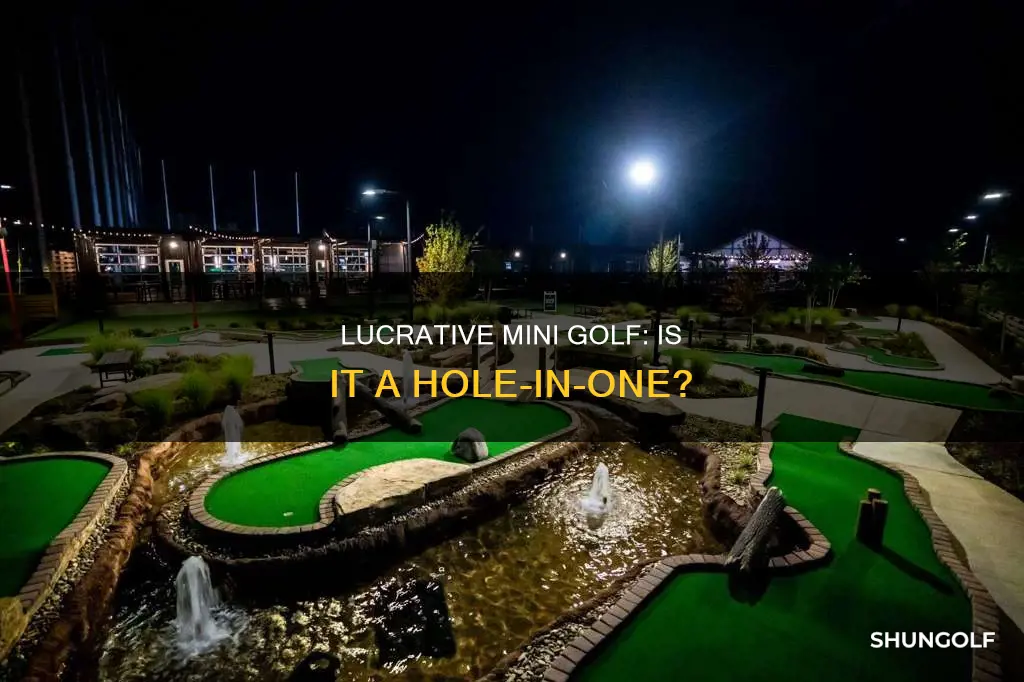 how profitable is mini golf
