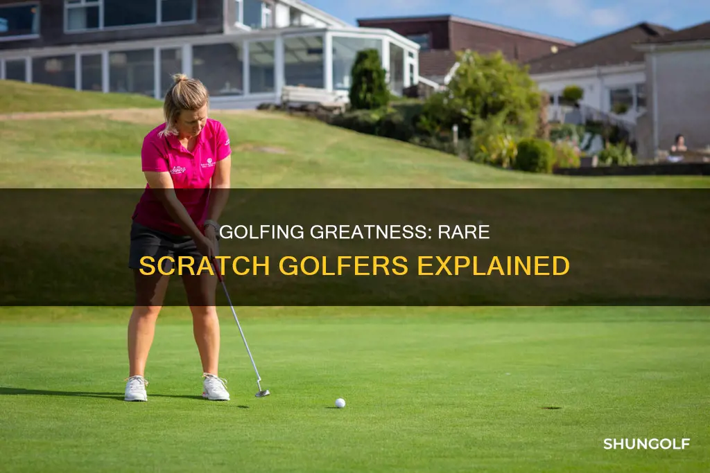 how rare is a scratch golfer