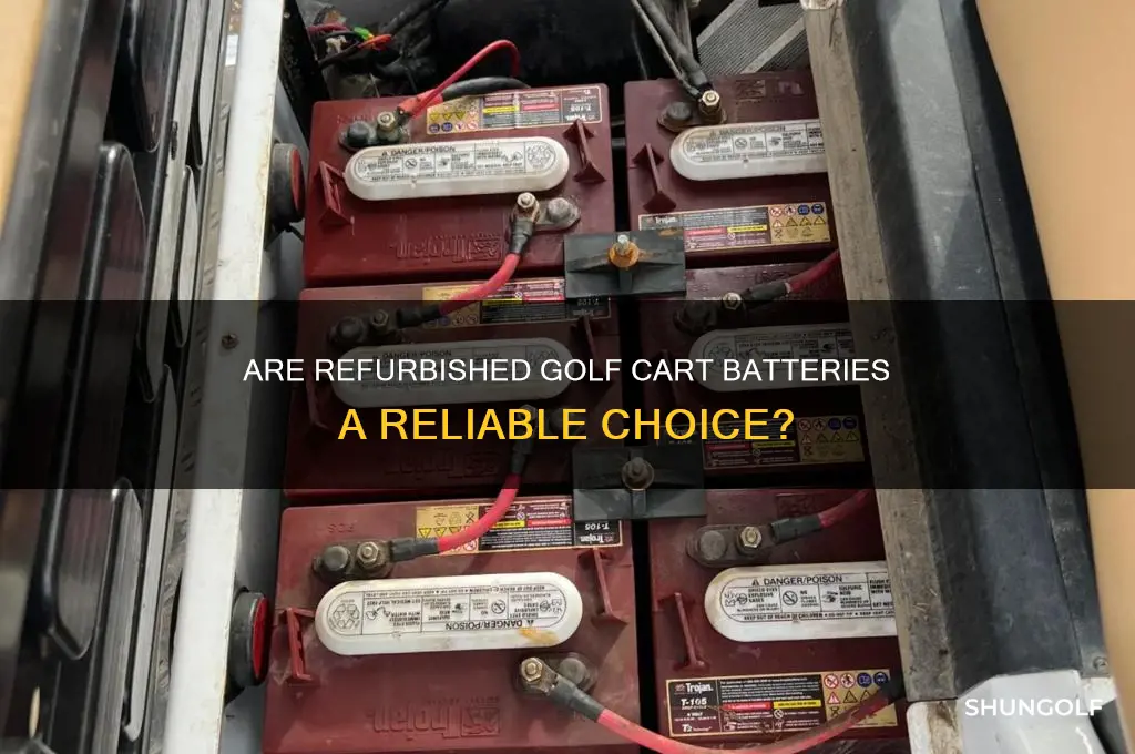how reliable are refurbished golf cart natteries