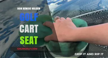 Effective Mildew Removal Tips for Your Golf Cart Seat