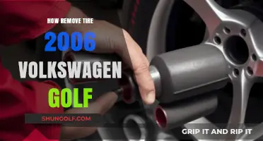 Quick Guide: Removing Tires from a 2006 Volkswagen Golf
