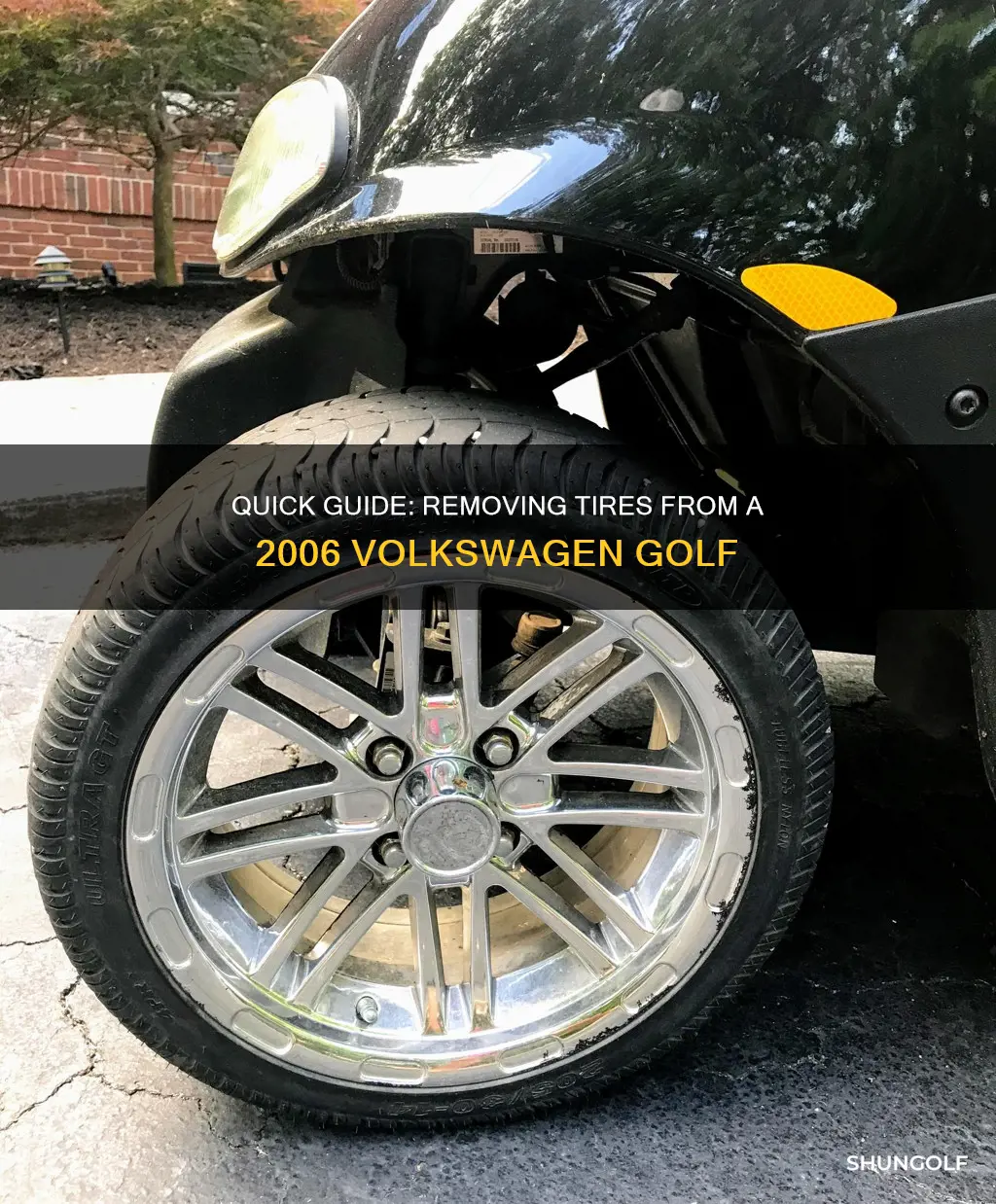 how remove tire 2006 volkswagen golf