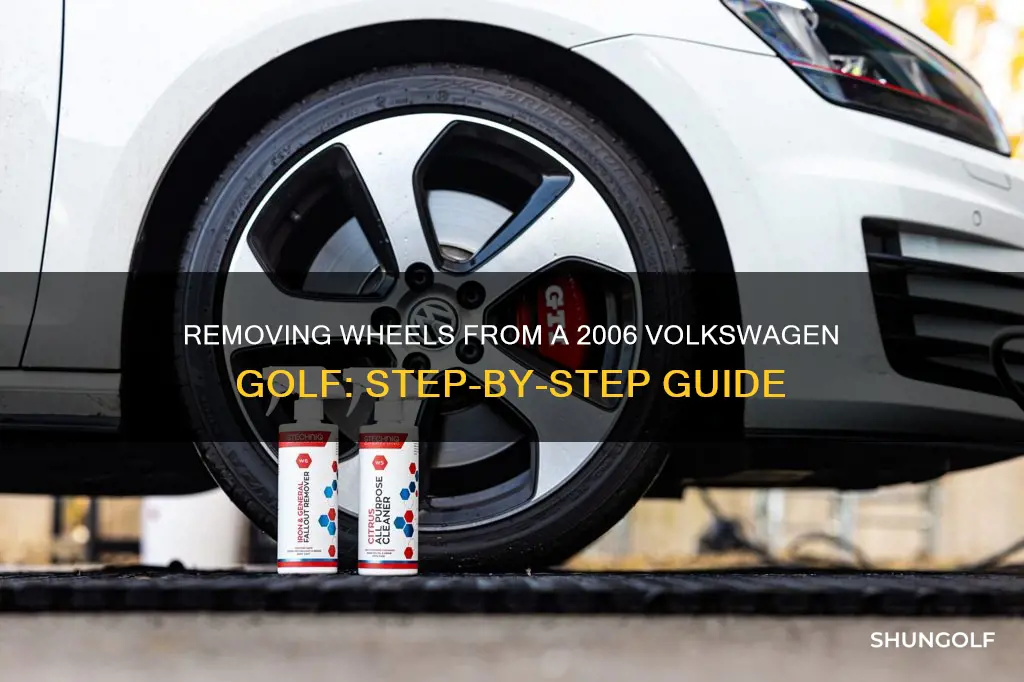 how remove wheel 2006 volkswagen golf