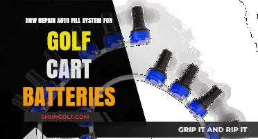 Fix Your Golf Cart's Auto Fill System: A Step-by-Step Guide
