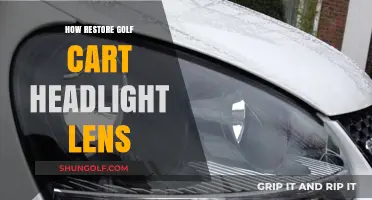 Revive Your Golf Cart: Easy Headlight Lens Restoration Guide