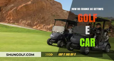Mastering Your Golf E-Car: A Guide to Adjusting AC Settings