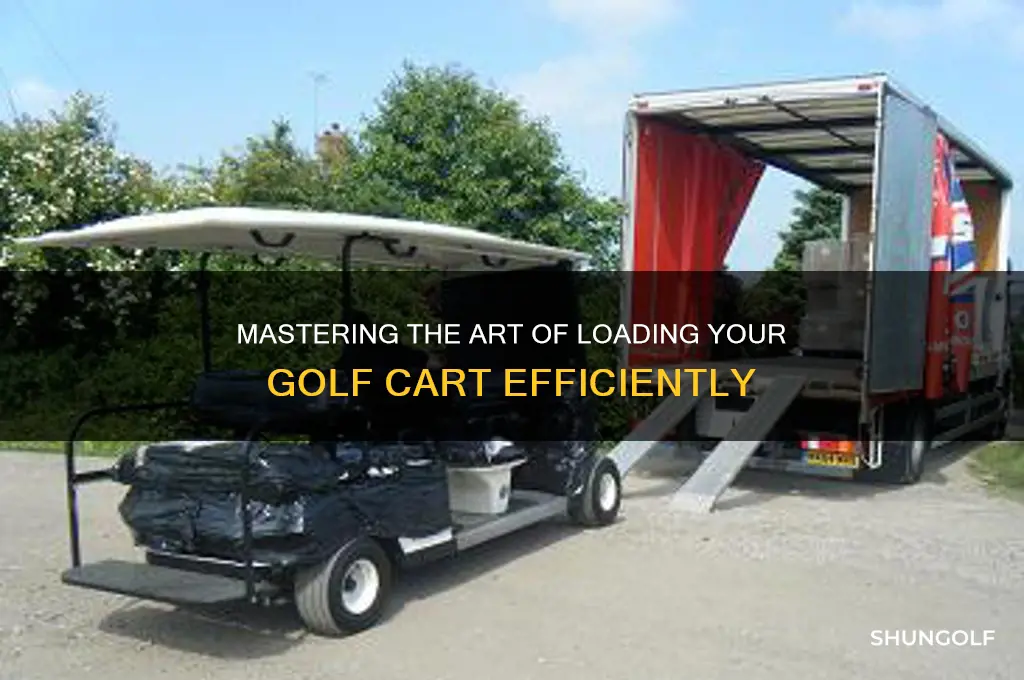 how ro load a golf cart