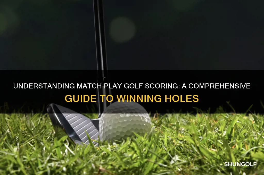 how scoring works in match play golf