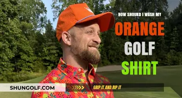Properly Washing Your Orange Golf Shirt: Tips for Longevity and Vibrancy